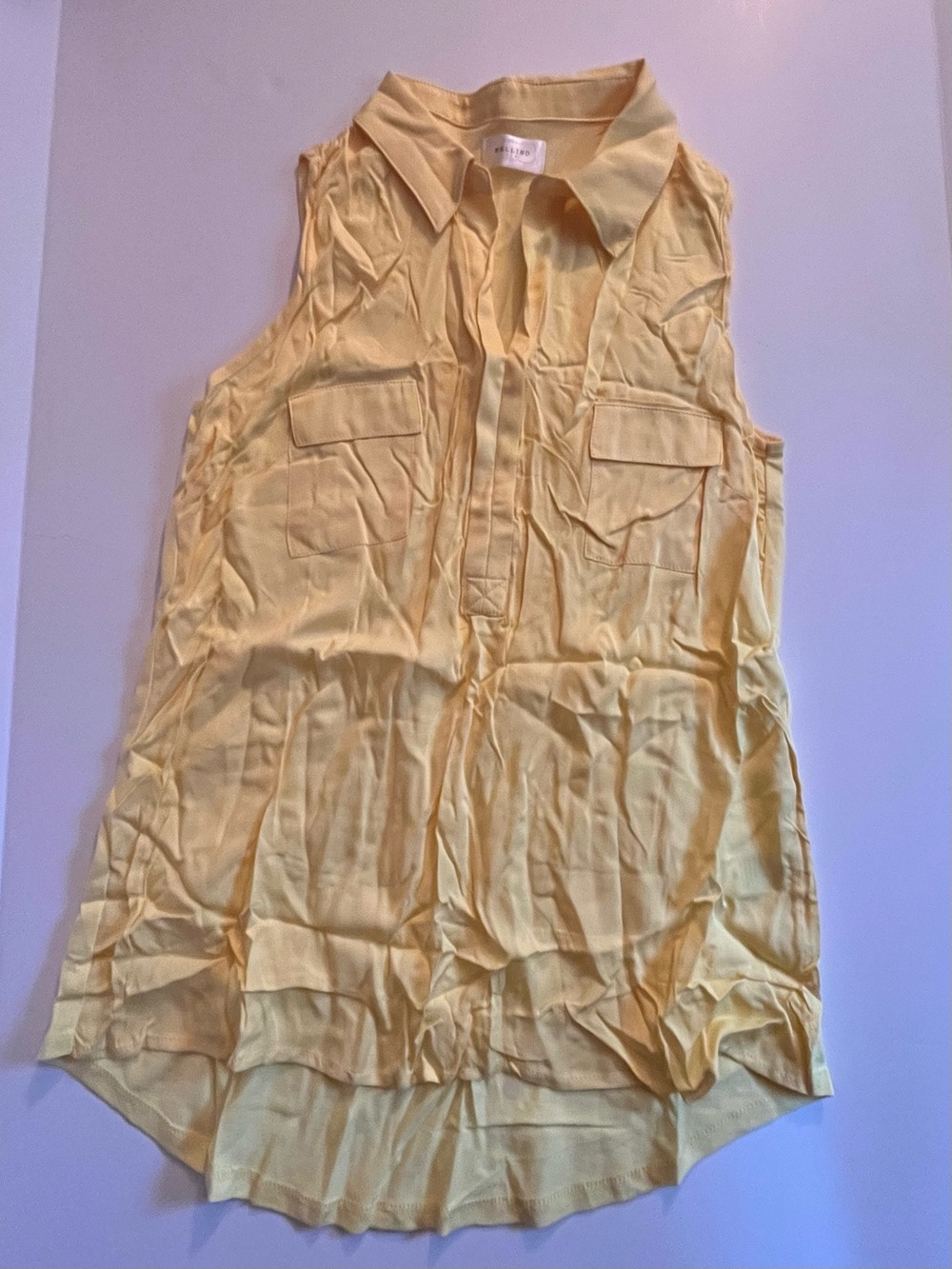 *New Bellino Yellow Women’s Sleeveless Top - Size S